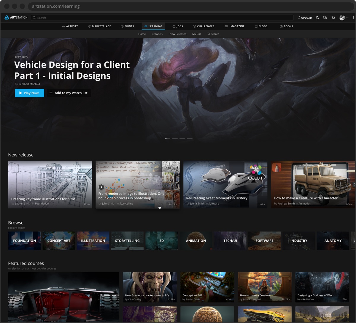 ArtStation Learning