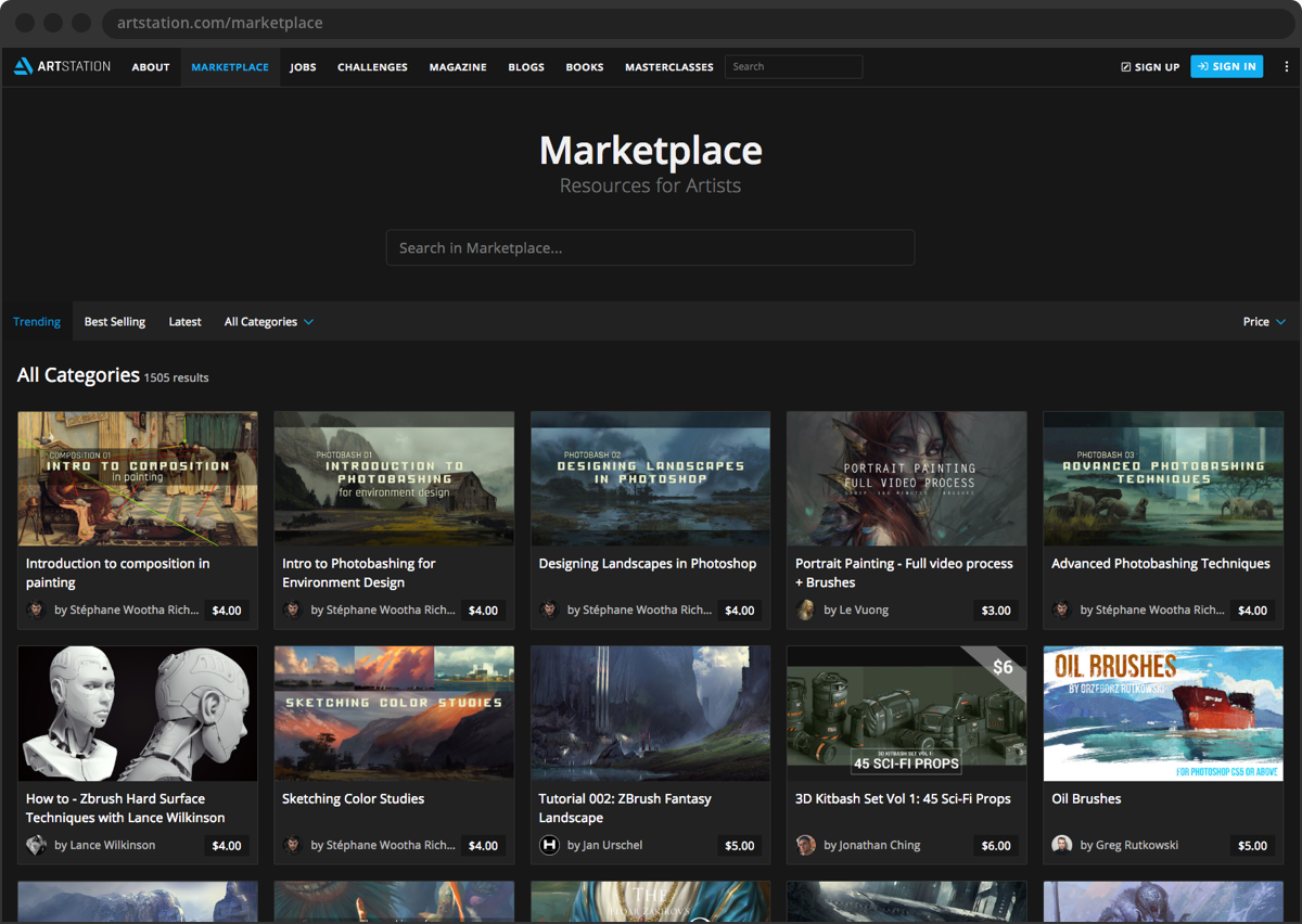 Sell on the marketplace and your website