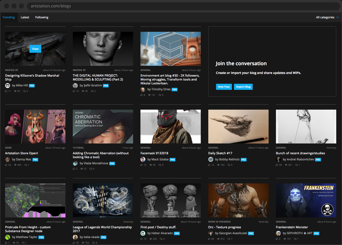 ArtStation - Subscribe to ArtStation Studio