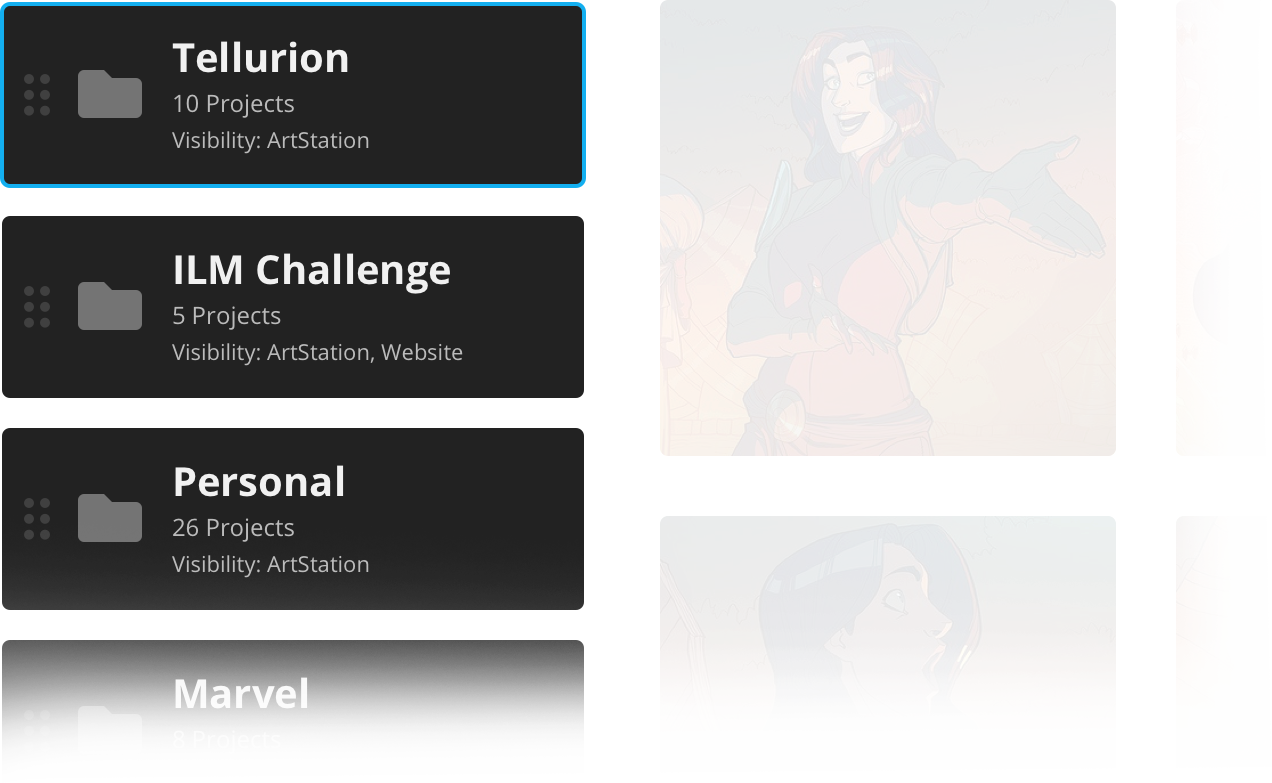 Full Control of Your ArtStation Portfolio